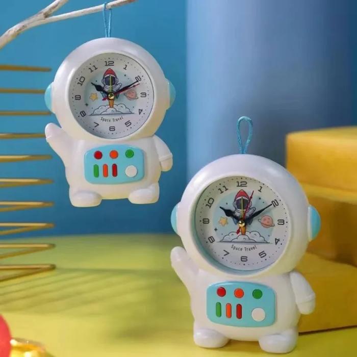 Gambar Jam Beker Astronot - Biru dari Alat Tulis Senang undefined Tokopedia