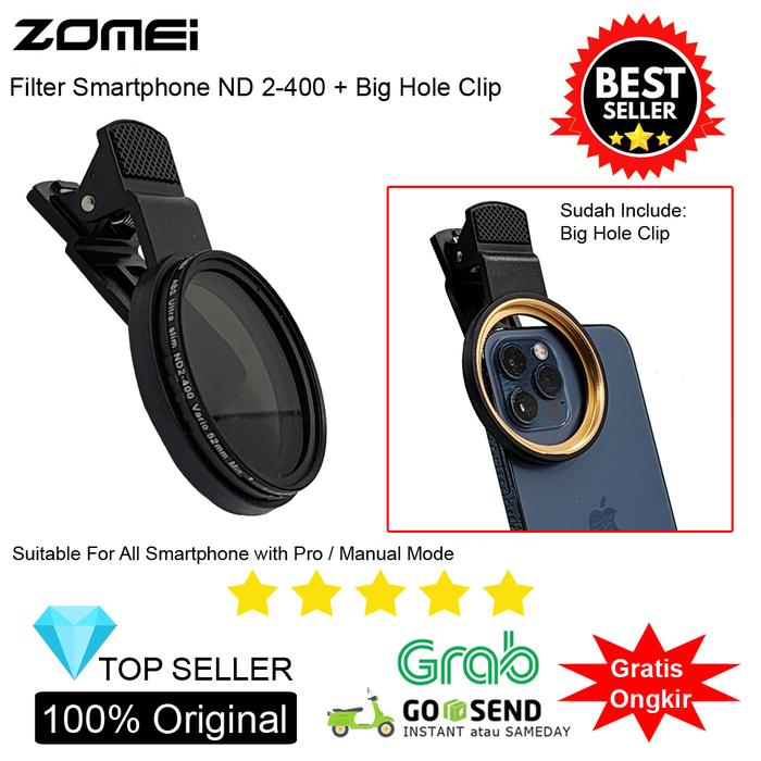 Gambar Zomei Filter Smartphone Variable ND 2-400 for Iphone - S Ultra - Fold dari Cahaya Digital Store undefined Tokopedia