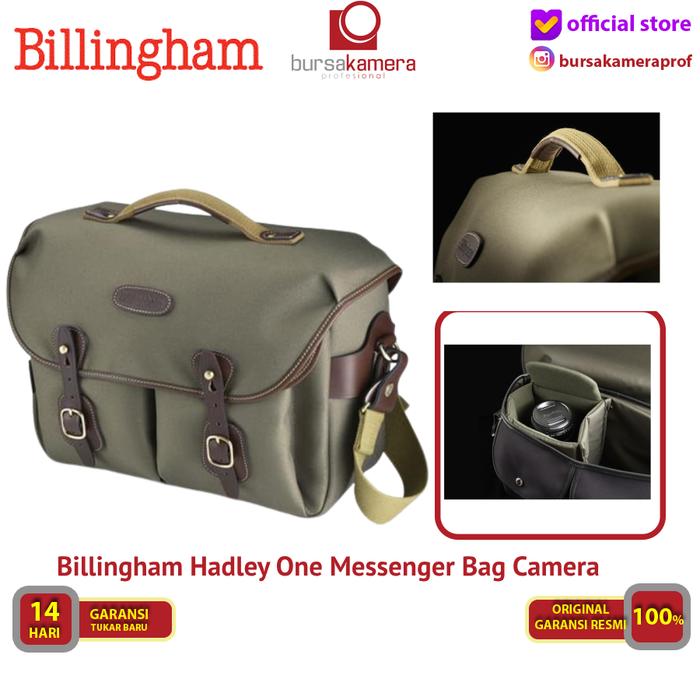 Billingham Hadley One Messenger Bag Camera Sage Chocolate
