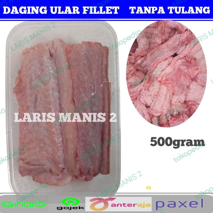 Gambar Daging ular sanca-daging ular-daging ular sanca fres - FILLET 500gram dari LARIS MANIS 03 undefined Tokopedia