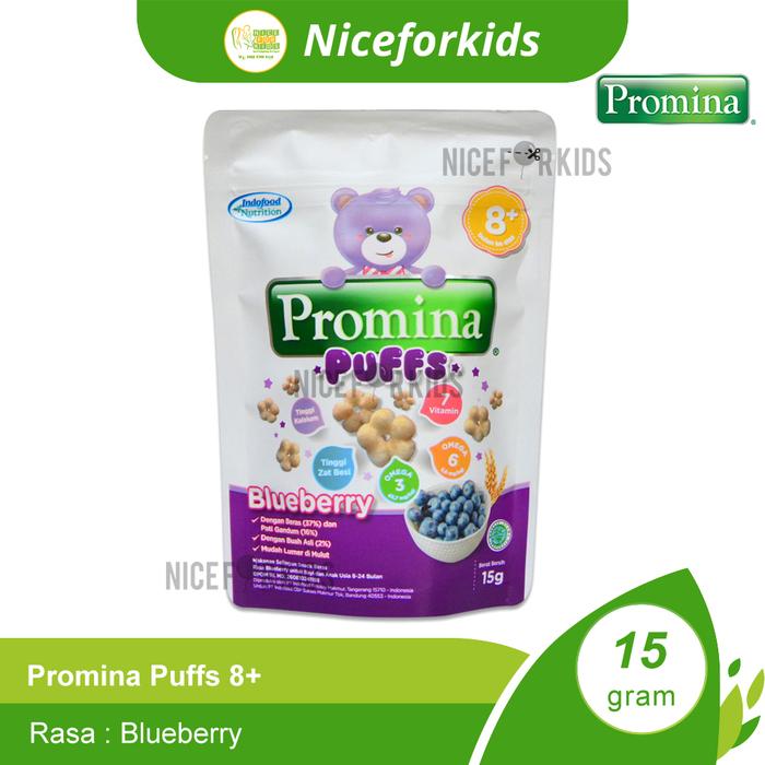 Gambar Grosir Karton Promina Puff Cemilan Bayi & Anak Sehat Promina Puffs - Blueberry dari Niceforkids undefined Tokopedia