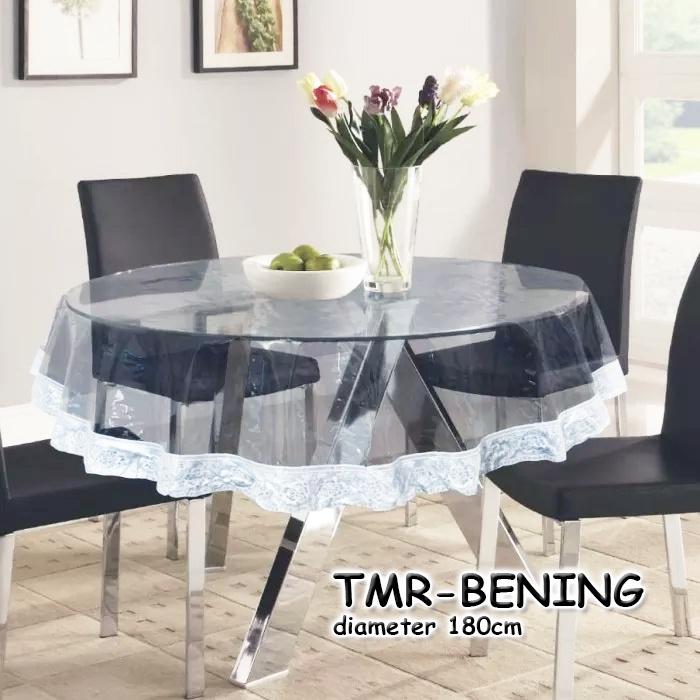 Gambar Taplak Meja Bulat Printed Taplak Meja Plastik Bundar - BLT TRANSPARANT dari NEW REJEKI VANANTARA undefined Tokopedia
