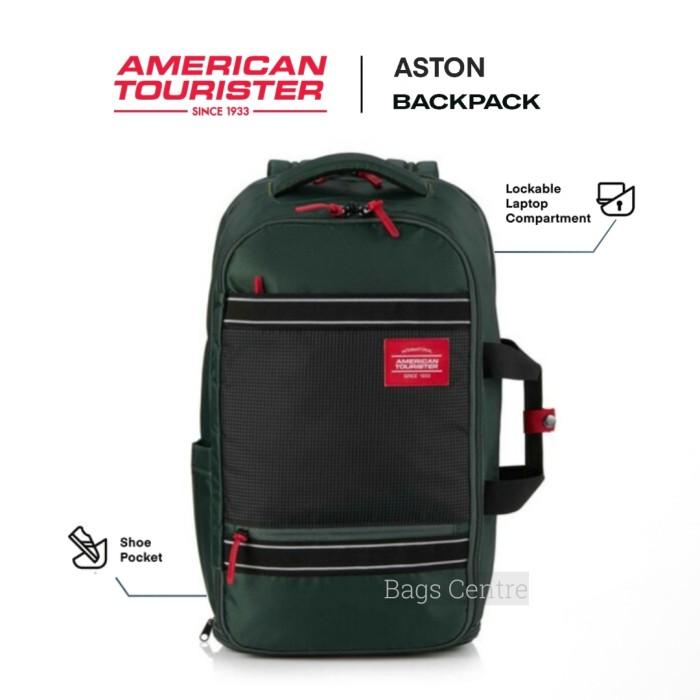 Jual American Tourister Aston Backpack 02 R Ransel Travel Laptop