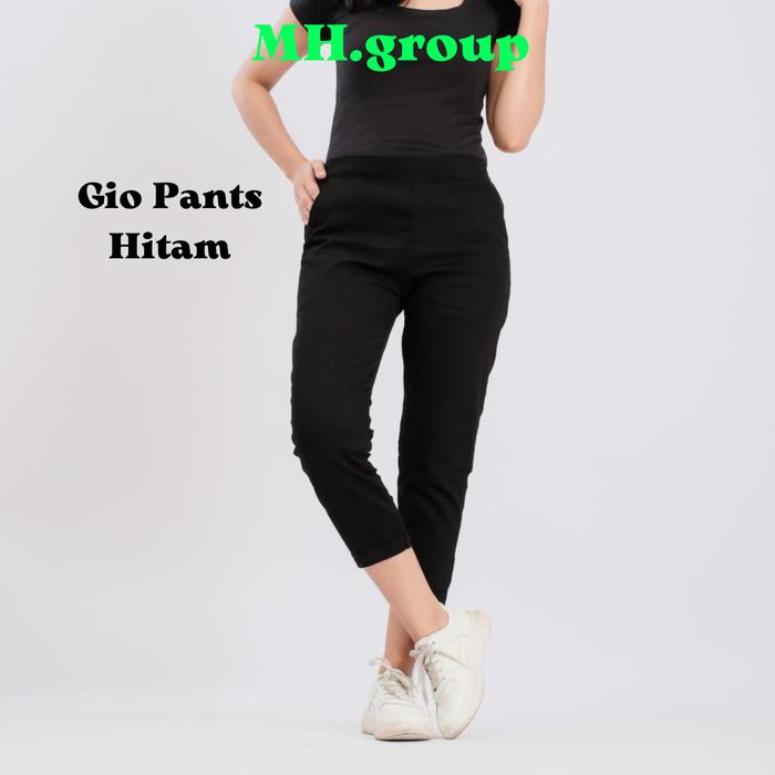 Gambar CELANA KATUN WANITA STRETCH 7/9 GIO PANTS - Hitam, Gio Standar dari MHgroup undefined Tokopedia