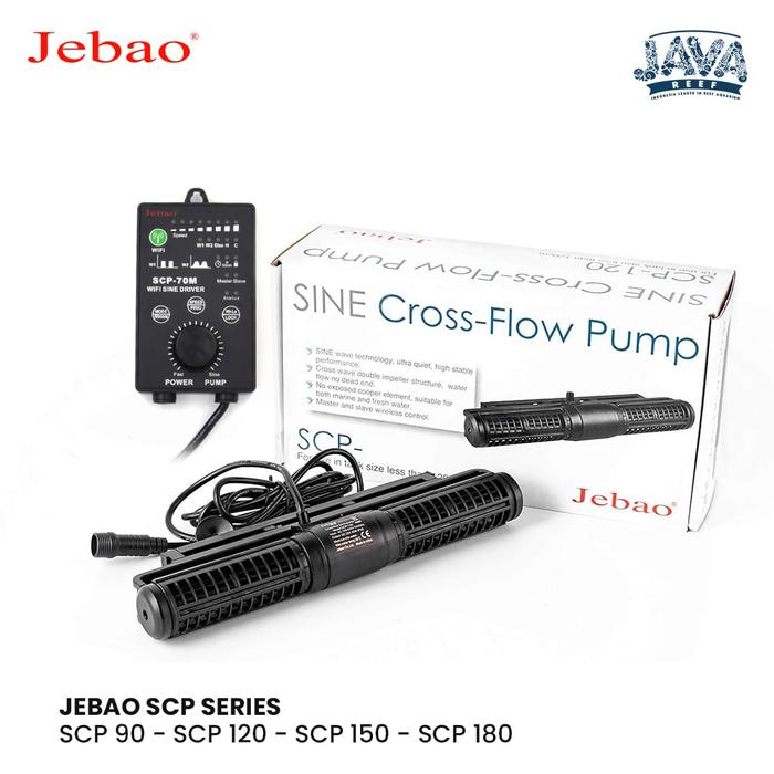Gambar Jebao Cross Flow Wavemaker SCP 180 (wavemaker air laut 32,000 LPH) dari Java Reef undefined Tokopedia
