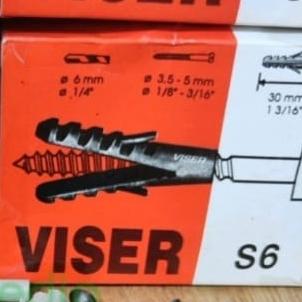 Gambar S6 Viser Visher fiser piser Fisher Beton pengencang Skrup Beton S6 - Viser dari sukses elektrikal undefined Tokopedia