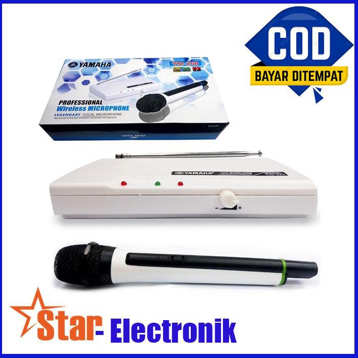 Gambar Yamaha YM-260 Profesional Microphone Single Wireless Mic Suara Mantap dari SENTOSA ELECTRONIK JAKARTA undefined Tokopedia