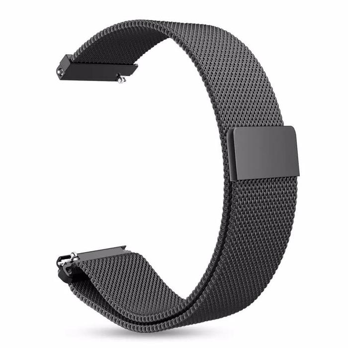 Milanese Loop Magnet Strap Band samsung galaxy watch ACTIVE Stainless  Hitam