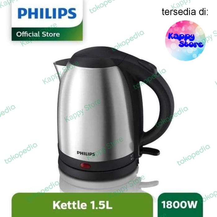 Gambar Kettle Philips HD 9306 / Teko Pemasak Air Panas HD9306 - HD9306 (1,5 L), + Bubble Wrap dari Kappy Store undefined Tokopedia