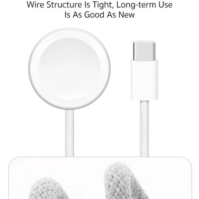 Gambar Charger apple watch 7 6 5 4 3 kabel iWatch TYPE C ORIGINAL COTEetCI dari COTECi ID undefined Tokopedia