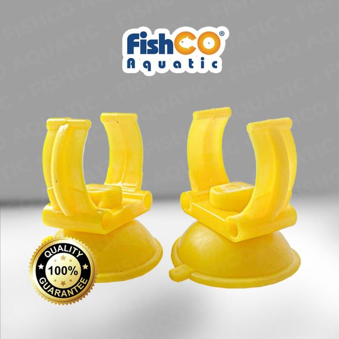 Gambar Fishco Dop karet lampu celup Aquarium Suction Cup – Karet Heater - Kuning dari Fishco Aquatic undefined Tokopedia