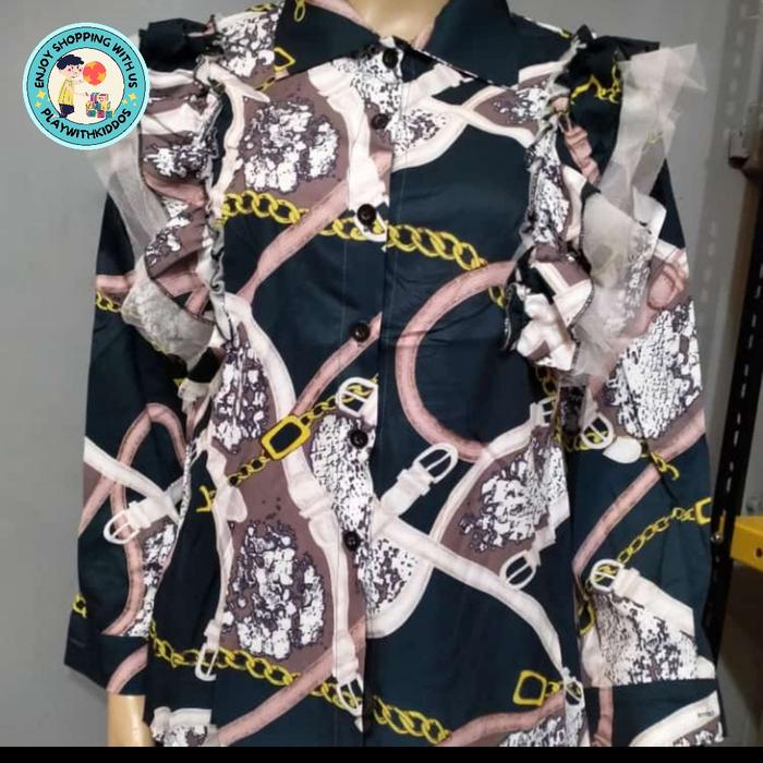 Gambar Jual Baju Wanita Kemeja Kerja Silk Bangkok Import Mewah - KMJRantaiHtm dari playwithkiddos undefined Tokopedia