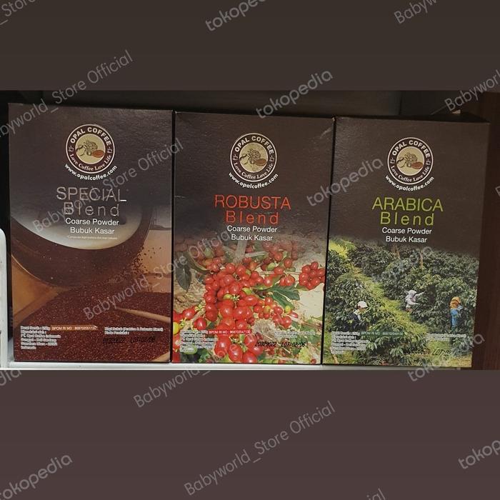 Gambar Opal coffee kopi bubuk kasar SPESIAL / ARABICA / ROBUSTA 250gr - ROBUSTA dari Babyworld Store Medan undefined Tokopedia
