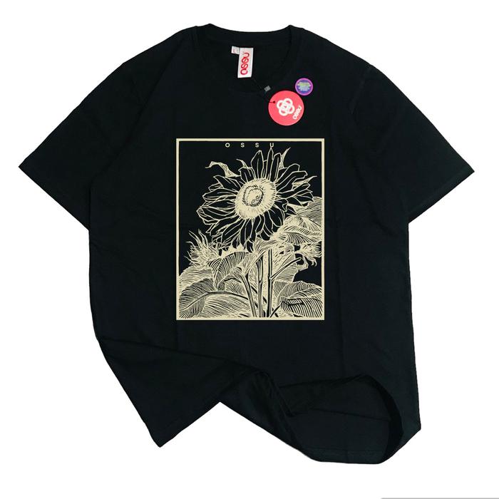 Gambar Kaos Unisex OSSU Tshirt Sun Flower - BLACK, M dari OSSU-Indonesia undefined Tokopedia