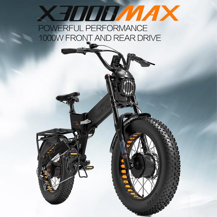 Jual E Bike Lankeleisi X3000 MAX Sepeda Lipat Moped Motor Listrik