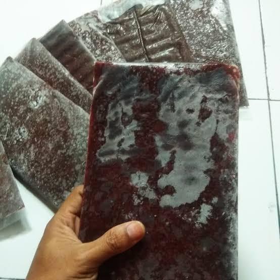 Gambar cacing darah beku /cadar blood worm / cacing darah - Cacing Pakan ikan dari Arrahman Shop2 undefined Tokopedia