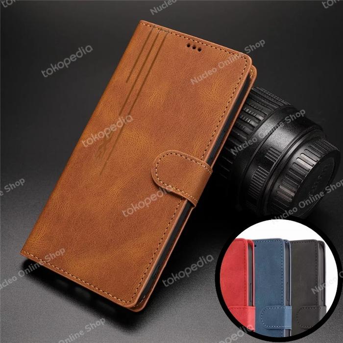 Flipcase Cover Samsung A11 M11 M10 M20 M21 M30 M30s Case Casing Kartu  Hitam, A11