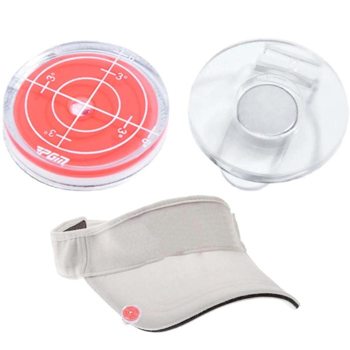 Gambar Magnetic Golf Ball Magnet Marker PGM MK011  Bola Cap Hat Clip Mark - Merah dari wonzila undefined Tokopedia