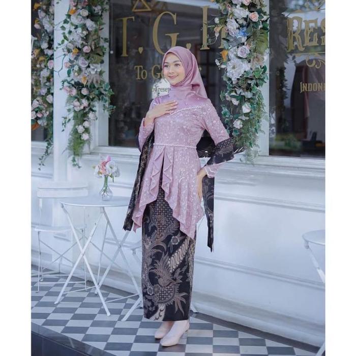 Jual Batik Couple Kebaya Modern Kebaya Wisuda Lamaran Baju