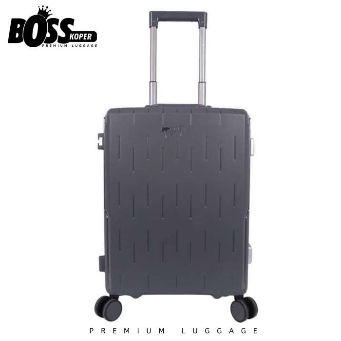 Gambar Koper 20 Inch Tanpa Zipper/Resleting JACK NICKLAUS Hardcase Kuat TSA - Grey dari Boss Koper undefined Tokopedia