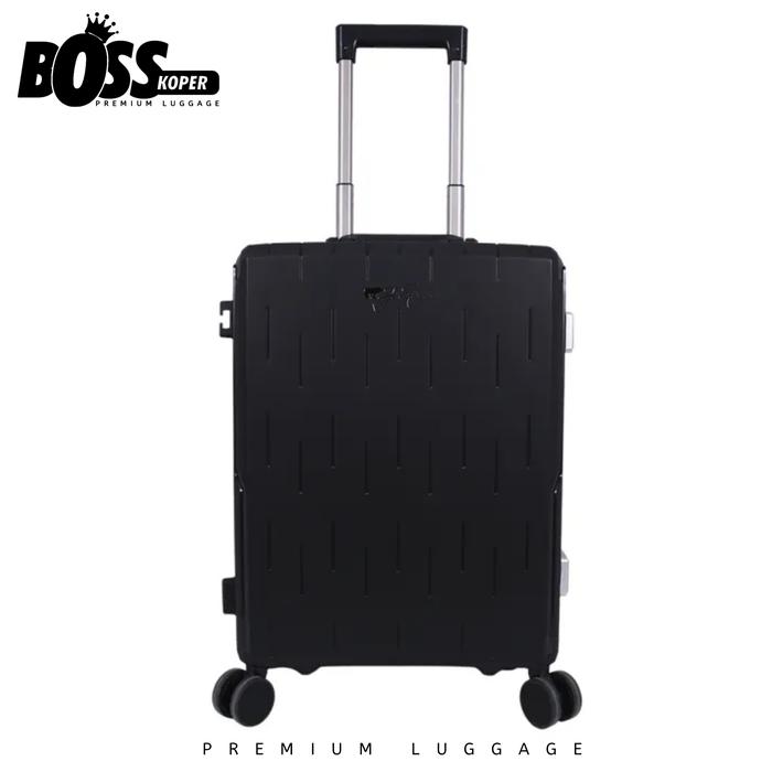 Gambar Koper 20 Inch Cabin JACK NICKLAUS Hardcase Kuat Cabin Tanpa Resleting - Hitam dari Boss Koper undefined Tokopedia