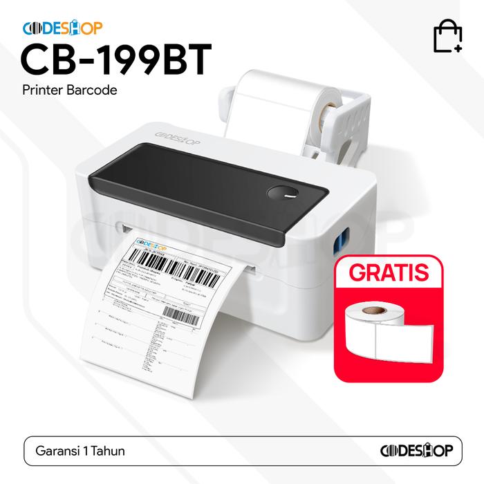 Gambar STIKER BARCODE PRINTER RESI PRINT DT641 DT-641 DT KASSEN THERMAL LABEL - CB-199BT dari Codeshop Surabaya Barat undefined Tokopedia