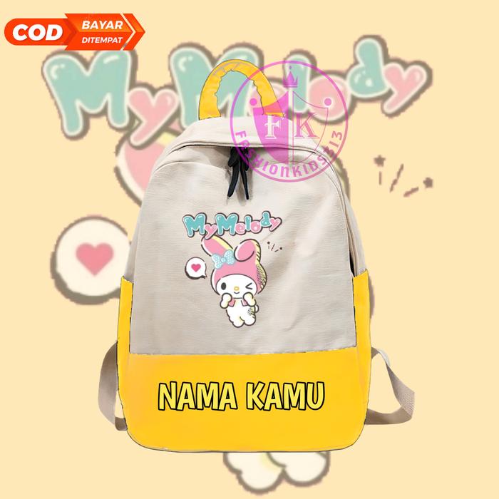 Gambar Tas anak sd My melody tas backpack anak my melody 78- jaykids313 - Kuning, All Size dari JAY KIDS CLOTHING 313 undefined Tokopedia