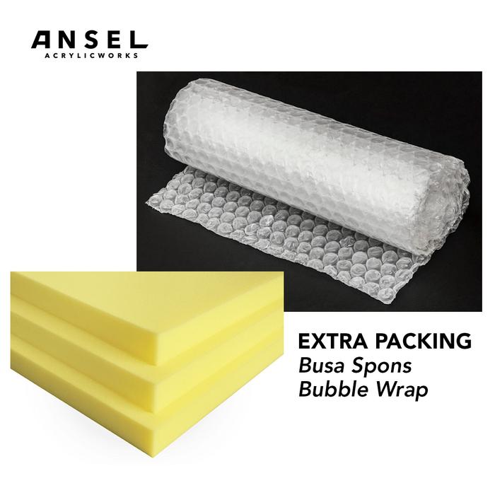 Gambar Extra Packaging Busa Spons / Bubble Wrap - Extra Packing dari ANSEL Acrylic Shop undefined Tokopedia