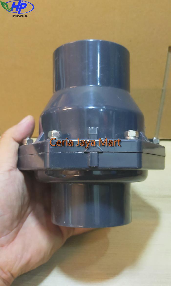 Jual Klep Tabok PVC 4 Inch Socket / Flap Swing Check Valve PVC 4