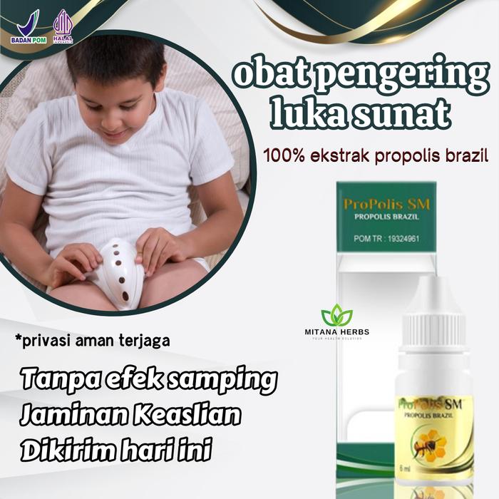 Gambar Obat Pengering Luka Sunat Kering, Penghilang Bekas Luka Infeksi Nanah dari Affrian Herbal undefined Tokopedia