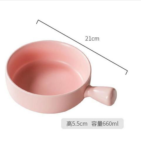 Gambar Mangkok Steam Boat Baked Rice Bowl with Handle Mangkok Hot Pot - Merah Muda dari Come and Buy Jkt undefined Tokopedia