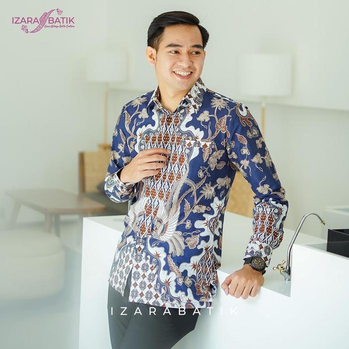 Gambar Devania Navy - Gaun Kebaya Batik Modern - Kemeja Furing, S dari kathyaseller undefined Tokopedia