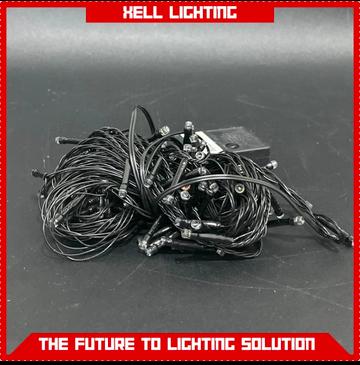 Gambar Lampu Hias LED Tumblr Lampu Natal Kelap Kelip Twinkle 90 LED - TANPA SAMBUNGAN, Merah & Putih dari Xell Lighting undefined Tokopedia