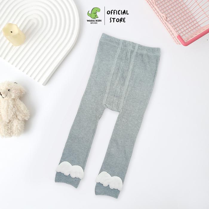 Gambar Celana Legging Bayi Anak Perempuan Rajut Cotton Knit Rib Wings 4323 - Abu Muda, S dari Wakakids Kota Administrasi Jakarta Pusat Tokopedia