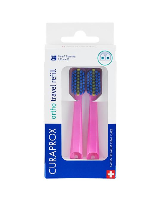 Gambar CURAPROX TRAVEL Ortho Toothbrush Refill ( Sikat Gigi Travel ) - PINK dari Jolie Bee Baby undefined Tokopedia