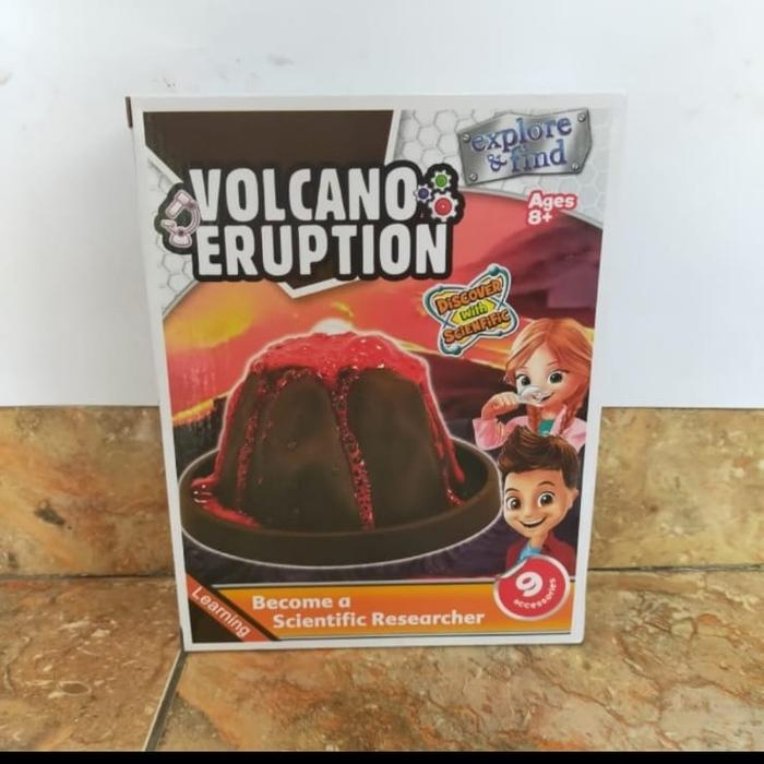 Packaging Mainan Gunung Merapi Jual Mainan Edukasi Diy Volcano Eruption 1008 Letusan Gunung Berapi Di ...