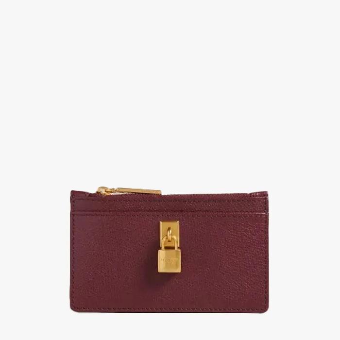 TED BAKER BROMTON Padlock Leather Card Holder (Original) Black Deep  Purple di Shellota Store Tokopedia