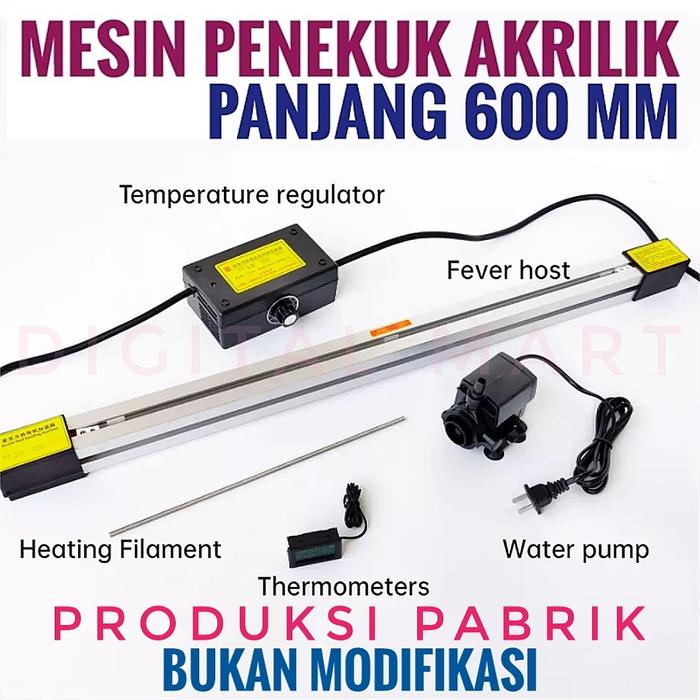 Gambar Alat Mesin Tekuk Penekuk Akrilik Panjang 60 120 cm Acrylic Bender PVC Bend - 60cm dari DIGITAL MART undefined Tokopedia