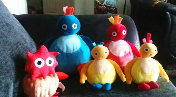 Gambar SALE Twirlywoos Chickedy Chick Peekaboo Plush Doll Toy set of 4 no P dari Mr. Hobby&#39;s undefined Tokopedia