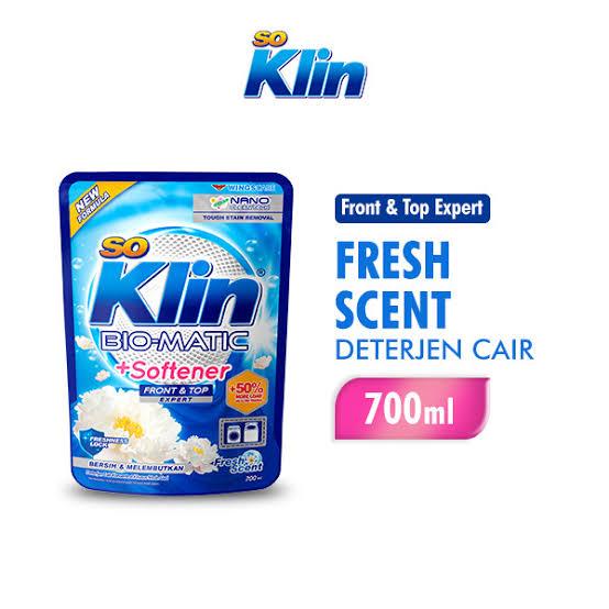 Gambar SoKlin Liquid 700ml Deterjen Cair Konsentrat Power Clean Action Membersihkan Noda Secara Menyeluruh & Menjaga Warna Cemerlang - scarlet blosom dari AbangRoy OS undefined 3 Tokopedia