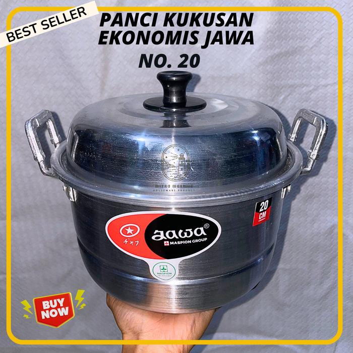Gambar [REGULER] Panci Langsen Jawa Kukusan Panci Serbaguna 20-30-40 Cm - EKO 20 CM dari WHAREHOUSE MITRA MAKMUR undefined Tokopedia