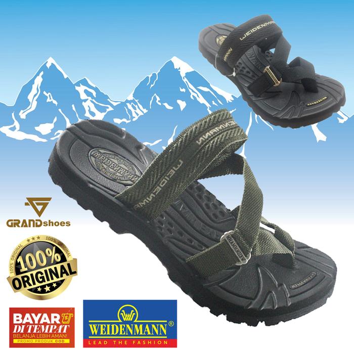 Gambar weidenman wander 03 sandal jepit pria grey red - Hitam, 40 dari batikchiara undefined Tokopedia