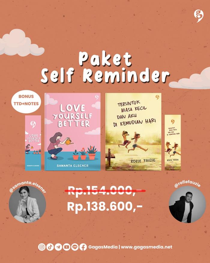 Gambar Pre Order Buku Self Improvement Love Yourself Better - Samanta Elsener - Bundling dari Bumi Fiksi Makassar undefined Tokopedia