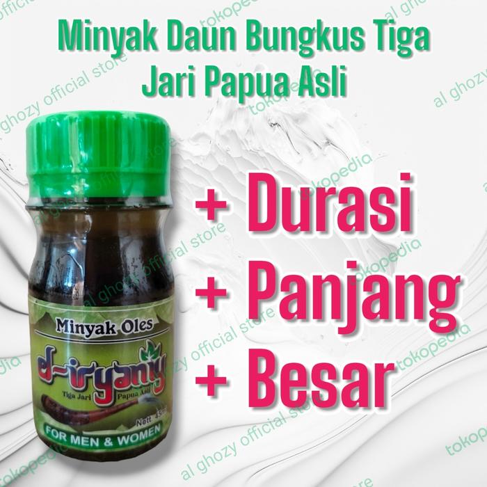 Gambar Minyak oles Daun Bungkus Tiga Jari Papua Asli El iryani - Kemasan 45ml dari ghozy official store undefined Tokopedia