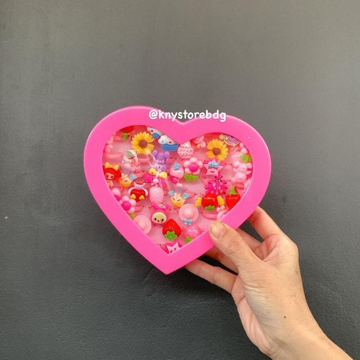 Gambar [ISI 36PCS] 1 BOX CINCIN MAINAN ANAK CLAY - BIG - LOVE dari berkah mainan2 undefined Tokopedia