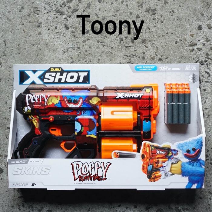 Gambar Zuru Xshot Skins Dread Poppy Playtime Blaster Double barrel X shot - Toony dari Toysgraphy undefined Tokopedia