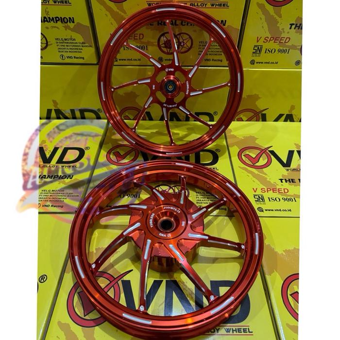 Gambar Velg Vnd AK 88 1.85x14 2.15x14 Vario 125/ Vario 150 - Orange dari ACNSHOP_NEW undefined Tokopedia