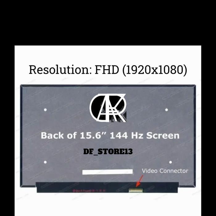 TECHNOLOGYVS 15.6" LAPTOP IPS SCREEN PANEL COMPATIBLE FOR ACER NITRO 5 NG AN515 55 73D3 AN515 54 LED LCD DISPLAY MONITOR FHD 40 PINS 1920x1080 144HZ
