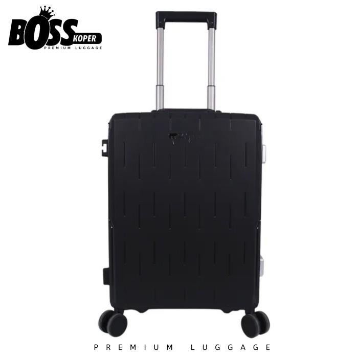 Gambar Koper 20 Inch Tanpa Zipper/Resleting JACK NICKLAUS Hardcase Kuat TSA - Hitam dari Boss Koper undefined Tokopedia