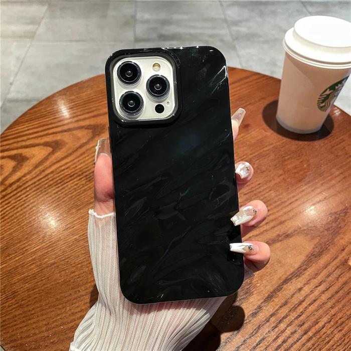 Gambar NEW! CASE DAZZLE WAVE GLOSSY SUITABLE FOR IPHONE 11 12 13 PRO MAX - Glossy Black, 11 dari My Case88 undefined Tokopedia